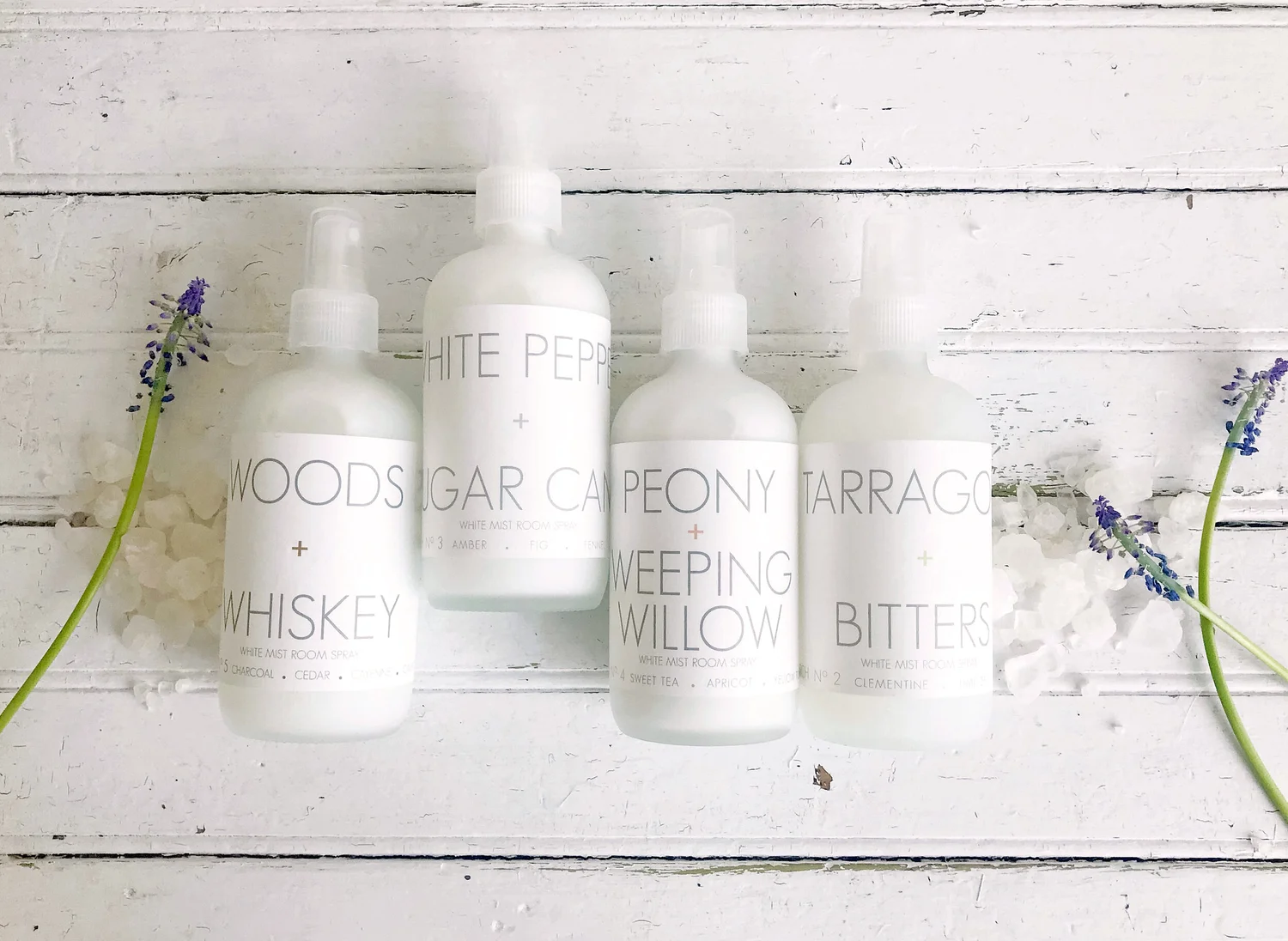 4 Pack White Mist Room Spray Collection — RICA bath + body